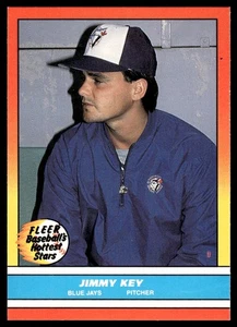 1988 Fleer Hottest Stars Jimmy Key Toronto Blue Jays #22 - Picture 1 of 2