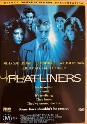 FLATLINERS DVD 1990 Joel Schumacher Kiefer Sutherland Kevin Bacon AS NEW! - image 1 of 2