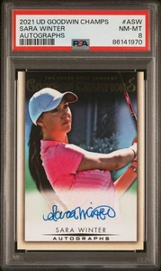 2021 Upper Deck Goodwin Champions Sara Winter Autographs - PSA 8 - Picture 1 of 2