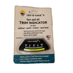 Sun Company Lev-o-Gage II - Marine Clinometer | Fore and AFT Trim Aid | Shatterp - Bild 1 von 3