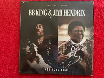 BB KING  &  JIMI HENDRIX   RADIO  BROADCAST  RECORDING  1968  LP  EEE-82238   M- - Image 1 of 4