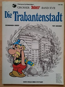 GROSSER ASTERIX BAND 17 Die Trabantenstadt - Z1-2 ORIGINAL ERSTAUFLAGE von 1974 - Picture 1 of 3