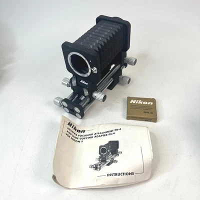 Nikon Bellows PB-4 Macro Focusing Attachment Unit Made in Japan - Image 1 of 4