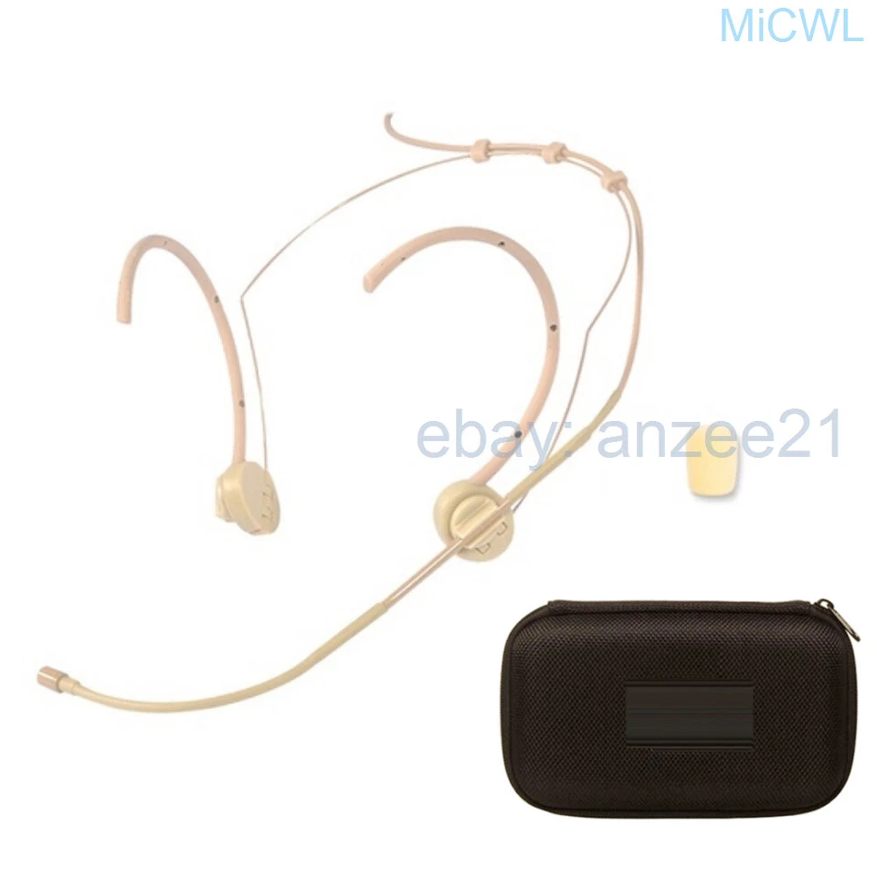 Pro Earhook Headset Microphone for Sennheiser Shure Wireless Foldable with 1 box - Image 1 of 4