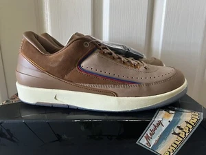 Size 10 Jordan 2 Retro Low Brown 2022 Off White Chicago Blue Quai 54 Titan Nina - Picture 1 of 11