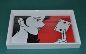 SVUOTA TASCA Serie Lupin III SV30J4916 20x30 Fuijko 2 di picche Salvadori Arte - Foto 1 di 5