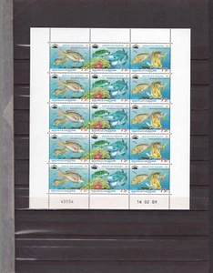 Pesce Caledonia Nuovo completo foglio scarso mnh 2009 - Foto 1 di 1