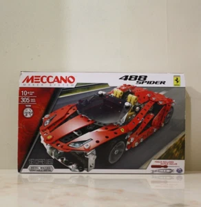 MECCANO Maker System Ferrari 488 Spider Set & Instruction Booklet - Picture 1 of 4