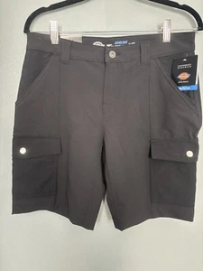 New With Tags! Dickies Women's Cooling Temp-IQ Cargo Shorts Black Size 4 Work - Picture 1 of 7