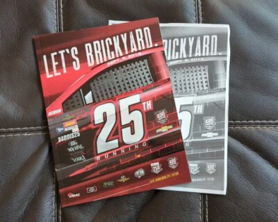 Brickyard 400 Super Weekend Programa Oficial de Eventos Nascar Septiembre 2018 25ª Edición Foto 1 de 3