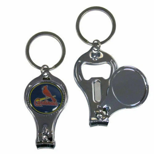 St. Louis Cardinals 3-IN-1 Metal Key Chain w/ Team Emblem MLB Licensed Baseball - Image 1 of 1