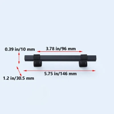 2X Alluminio Lega Decorativo Tira Cabinet Design a Costine Durevole Maniglie Oro - Immagine 1 di 4