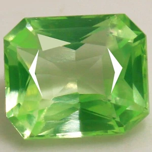 Piedra preciosa natural sin calentar esmeralda sin calentar de tanzanita amarilla certificada de 12,30 quilates - Imagen 1 de 4