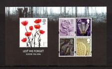 2006 GB LEST WE FORGET Miniature Sheet MS2685 MNH