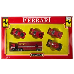 Vintage Matchbox Ferrari MC-18 Box Set, 1990 Diecast Cars Complete - Picture 1 of 7