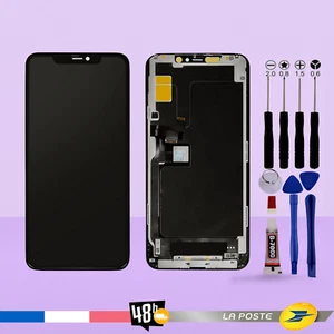 Ecran Complet iPhone 11 Pro Max LCD Vitre Tactile Compatible Châssis Kit outil - Photo 1 sur 3