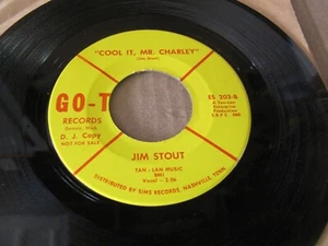 Jim Stout – Silver Bridge History / Cool It Mr. Charley 45 GO-T Promo D.J. Copy - Picture 1 of 4