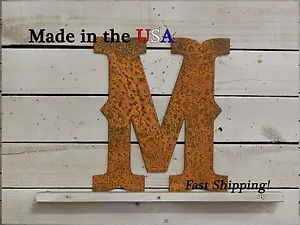 6" Metal Letter-Western Decor-Wedding Decor-Country Style Letters-F1004 - Picture 1 of 8