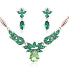 Dancing Party Jewelry Green Necklace And Earring Set Bracelet