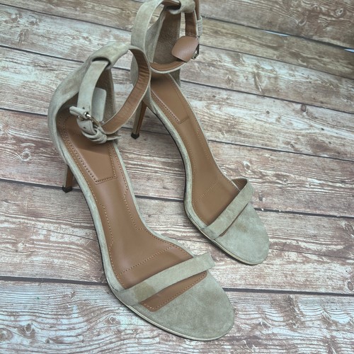 Sandali Givenchy Nadia cinturino alla caviglia tacco a spillo beige in pelle misura 40 10