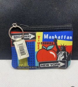 Vintage Empire Apple Manhattan Cafe Souvenir Geldbörse Münzbörse NOS - Bild 1 von 3