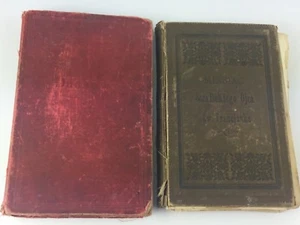 Antique 1900s Bible lot Miesiac Franciszka Rosa Duchowna book Jesus Mary Pope - Picture 1 of 10
