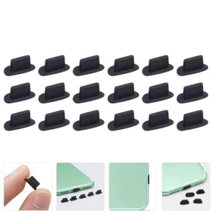 50 sztuk Phone Charger Port Korek przeciwpyłowy Pokrowiec na połączenie dziecka Silikonowa osłona - Zdjęcie 1 z 12