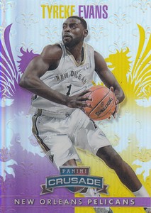 2013-14 Panini Crusade Insert Purple Basketball Card #270 Tyreke Evans /49