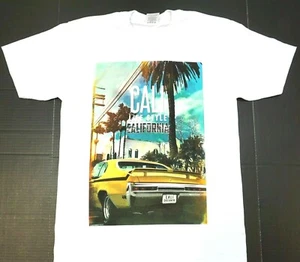 CALIFORNIA Republic T-shirt Cali Life Style Urban Streetwear Men's Tee White New - Picture 1 of 2
