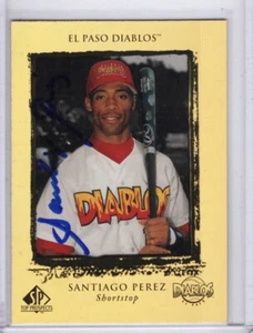 1999 SP Top Prospects #101 Santiago Perez Autograph - Picture 1 of 2