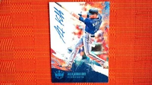 2021 Panini Diamond Kings DK Signatures Holo Platinum Blue 13/25 #DKS-AK Alex Ki - Picture 1 of 2