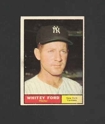 1961 Topps Whitey Ford  #160 ~~ NY Yankees - Image 1 of 2