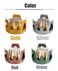 New Portable Brass Alcohol Stove Burner Alloy Stand Lid Outdoor Camping Cookware