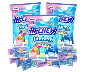 Hi Chew Fantasy Mix-Rainbow Sherbet,Blue Hawaii, Blue Raspberry 3oz(Three Pack) - Picture 1 of 8