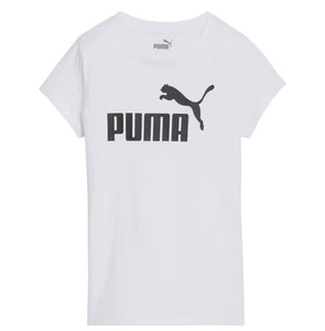 Girls Puma Core Pack Logo Jersey Short Sleeve Tee Size M (kids 8-10) - Picture 1 of 2