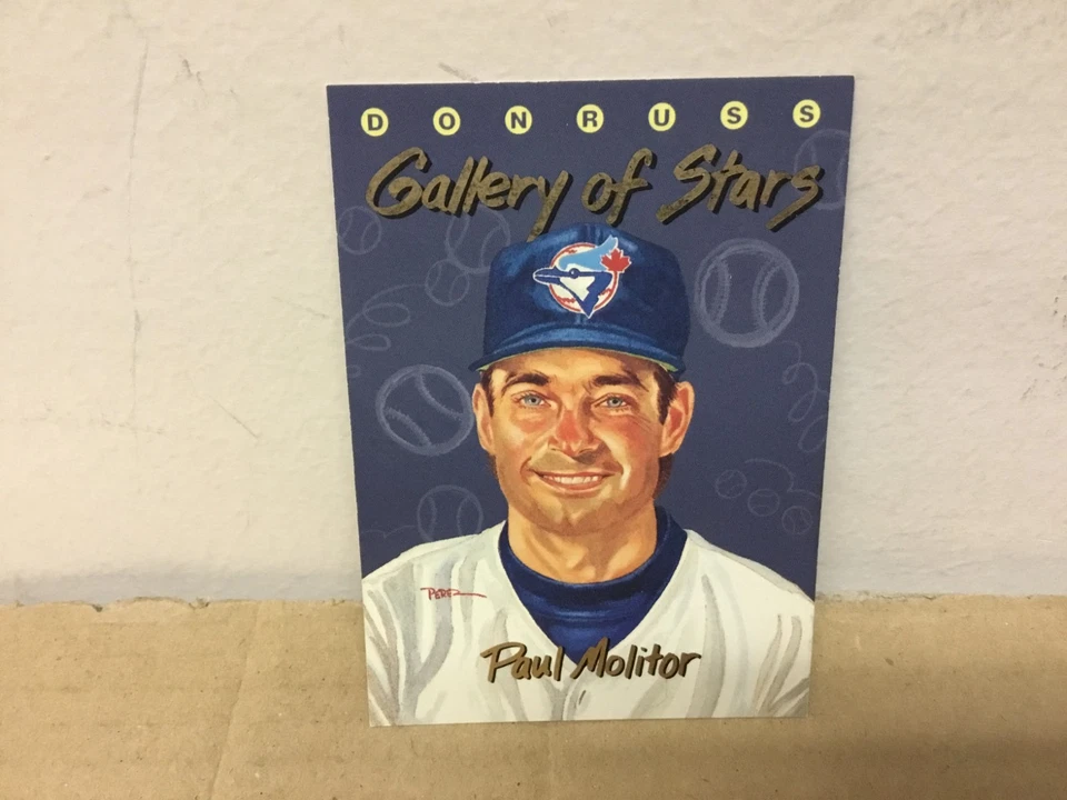 Paul Molitor - 1994 Donruss Baseball Card - Blue Jays - Gallery Of Stars - Image 1 of 1