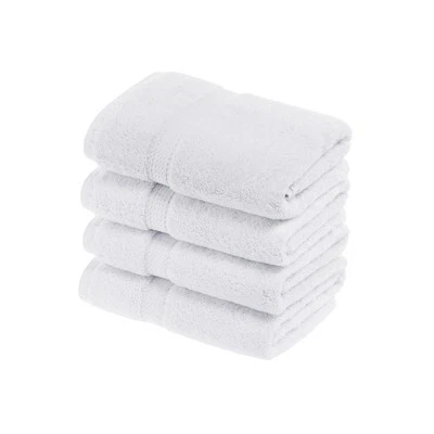 Egyptian Cotton Pile Hand Towel Set of 4, Ultra Soft Luxury Towels, Thick Plu... - Image 1 of 4