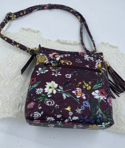 Andrew Marc New York Women’s Purple Floral Purse Handbag NWT - Picture 1 of 13