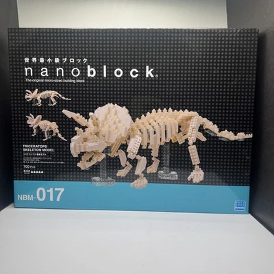 Nanoblock Triceratops Skeleton Micro-Mini Building Blocks 700Pcs - Image 1 of 4