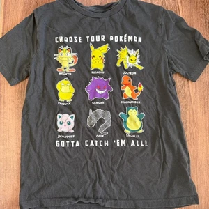 Old Navy Pokémon Choose Your Pokémon Tee Youth XL (14-16) Black Dark Gray GUC - Picture 1 of 8