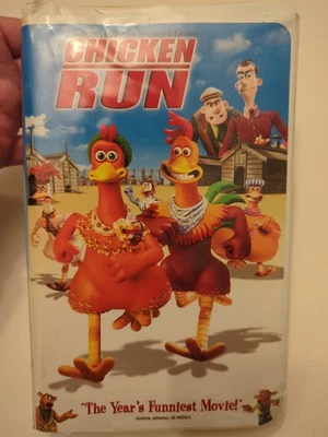 Chicken Run VHS 2000 Video Tape DreamWorks Original Movie Clamshell Case Rare! - Image 1 of 4