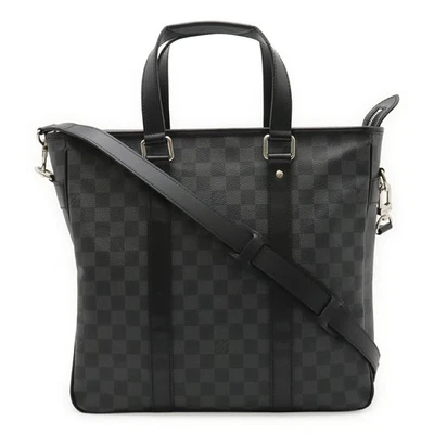 Louis Vuitton Dar Graphite Tadao PM Tote Bag Briefcase 2WAY Shoulder Bag 99 - Image 1 of 4