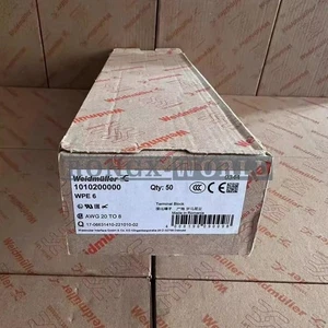 50pcs Weidmüller 1010200000 WPE 6 Screw Type W Series 6mm² Grounding Terminal - Picture 1 of 6
