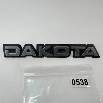 Dodge Dakota 1992 1993 1994 1995-1996 moldura puerta inserción emblema insignia fabricante de equipos originales 9" Foto 1 de 4