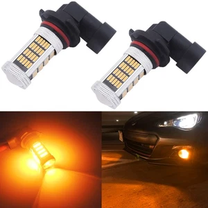 2pcs Amber Yellow 9145 H10 9140 LED Fog Light Bulbs Car Truck Fog Driving Lamp - Bild 1 von 12