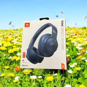 NIB Harman JBL Tune 720BT Wireless Over-Ear Headphones Pure Bass Bluetooth -BLUE - Picture 1 of 1