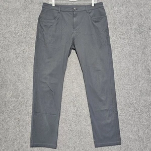 Vuori Meta Tech Performance Pants Mens 33x28 Gray V430 Athletic Fit Golf Outdoor - Picture 1 of 16