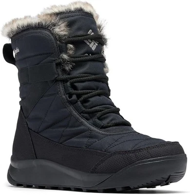 Columbia Minx Shorty IV Women’s Winter Snow Boots Black  Waterproof Faux Size 5 - Image 1 of 4