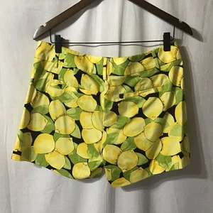 Neu mit Etikett Ann Taylor City Shorts Zitronenmuster Baumwollmischung Shorts 4 - Bild 1 von 6
