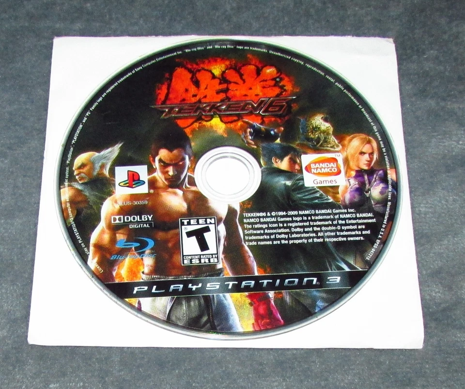 Tekken 6 (solo disco) para Playstation 3 PS3 ¡Envío rápido! Foto 1 de 1